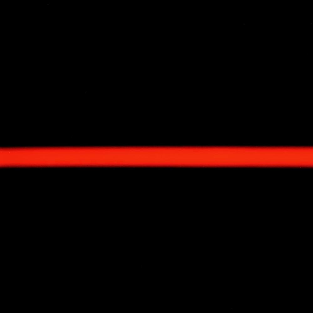 Komplexe Vorahnung in Rot und Schwarz